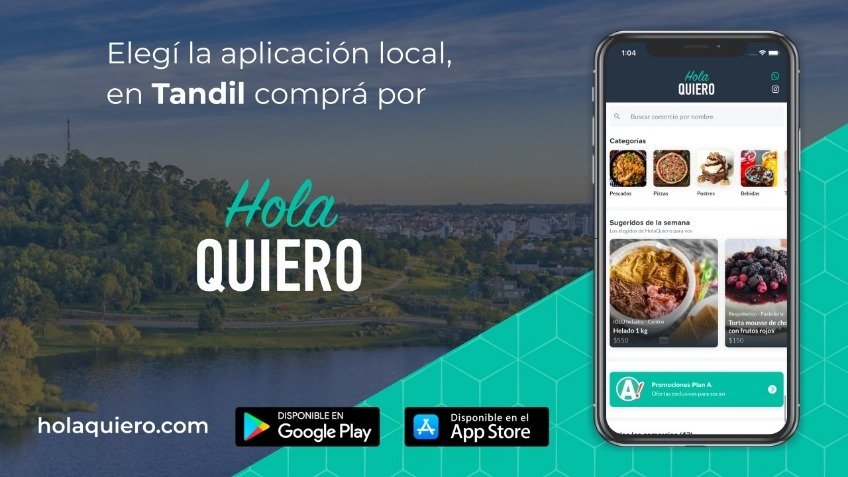 Hola Quiero, la aplicación tandilense para pedir comida desde tu casa